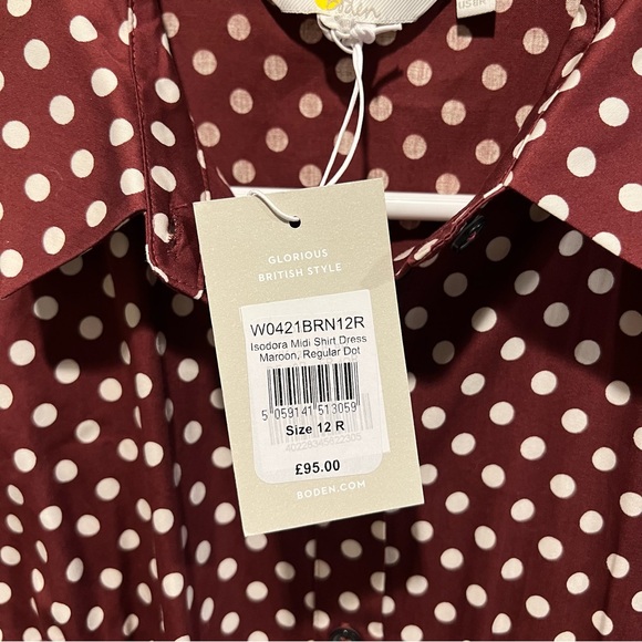 Boden Polka Dot Shirtdress - Picture 7 of 13
